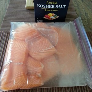 Brining salmon