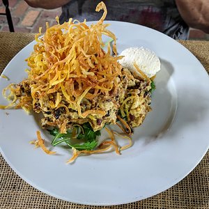 Crab Hash scramble from Ramos House Cafe