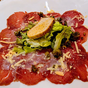 Beef carpaccio