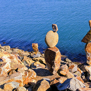Stacked stones
