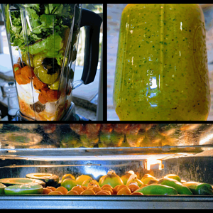 Roasted tomatillo sauce