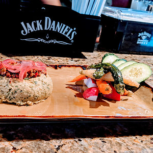 Butter bean dip at Jack Daniels
