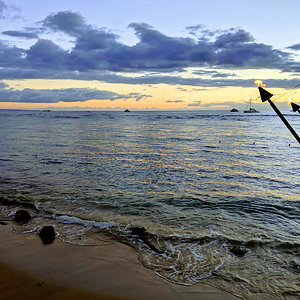 Sunset Lahaina, Maui.