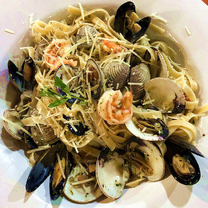 Seafood pasta