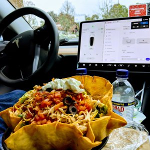 Chicken taco salad