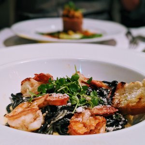 Squid ink pasta