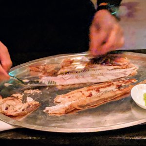 Dover sole deboning