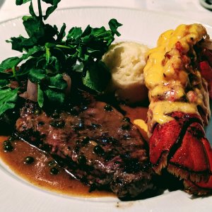 Steak and lobster