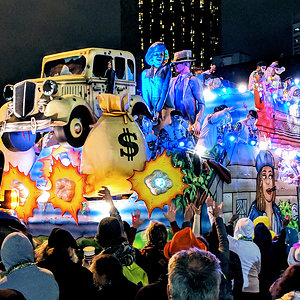 Mardi Gras parade float