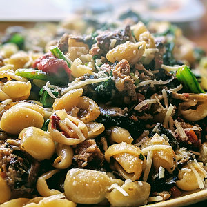 Pasta at Brick Restaurant in San Clemente.