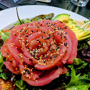 Sashimi ahi salad
