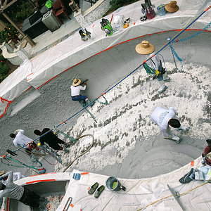 Swimming pool refurbishment