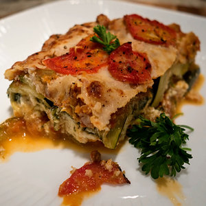 Zucchini lasagne