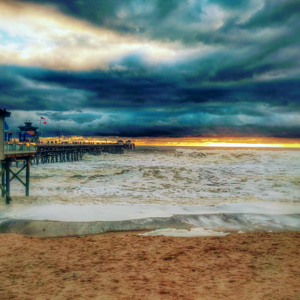 San Clemente pier sunset
