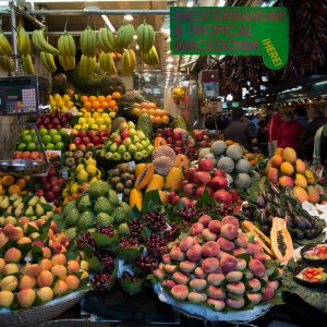 Barcelona food market