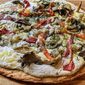 Homemade pizza