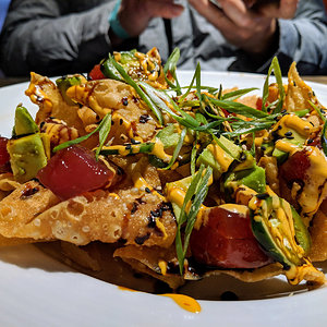 Ahi Nachos