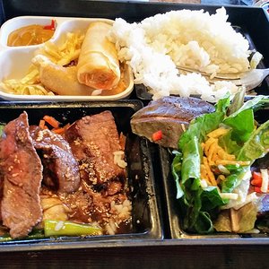 Beef teriyaki bento box