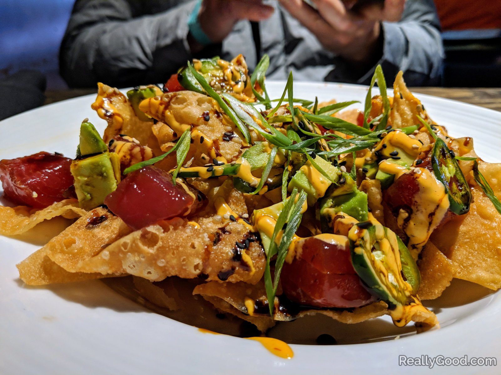 Ahi Nachos