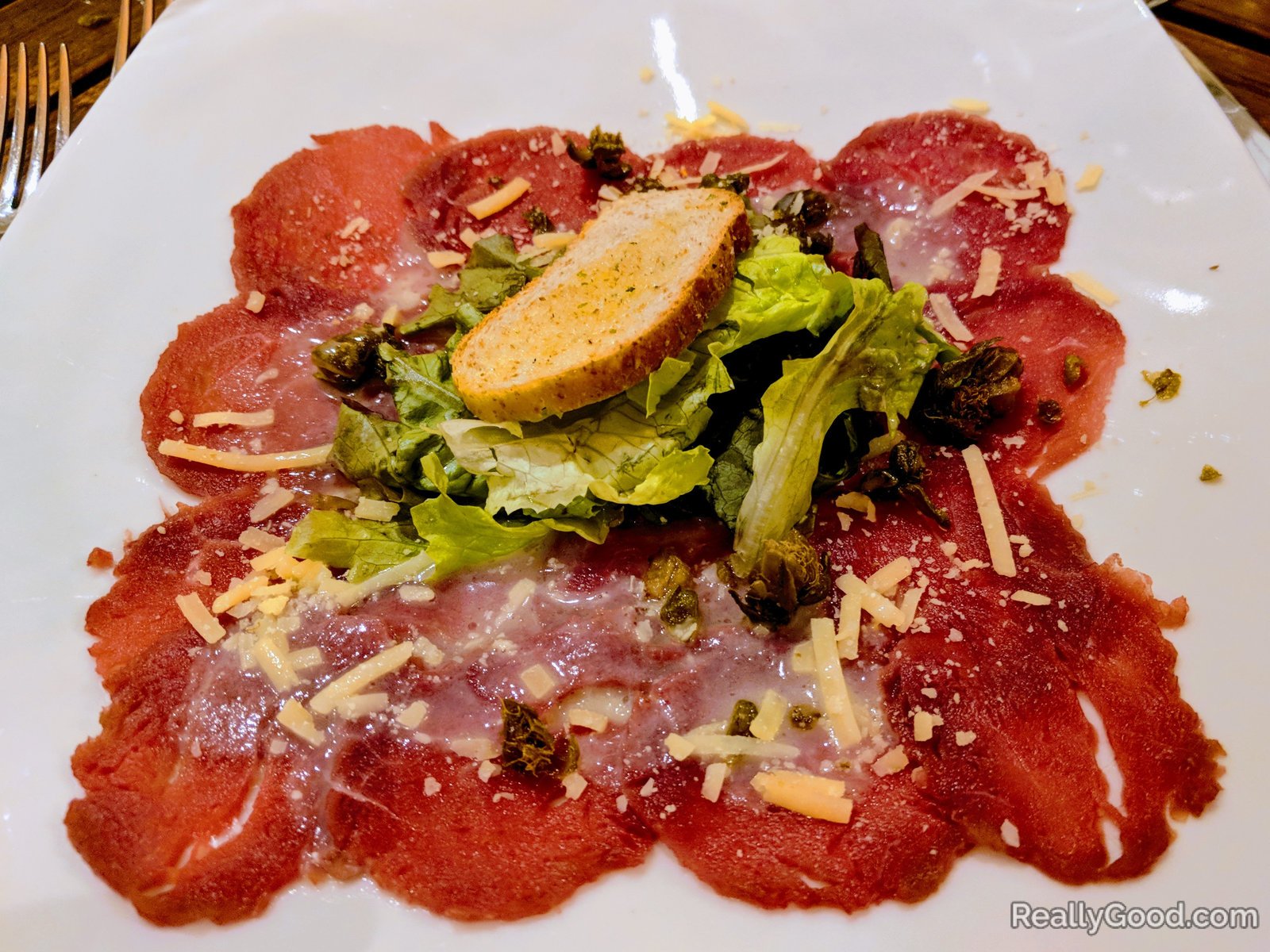 Beef carpaccio