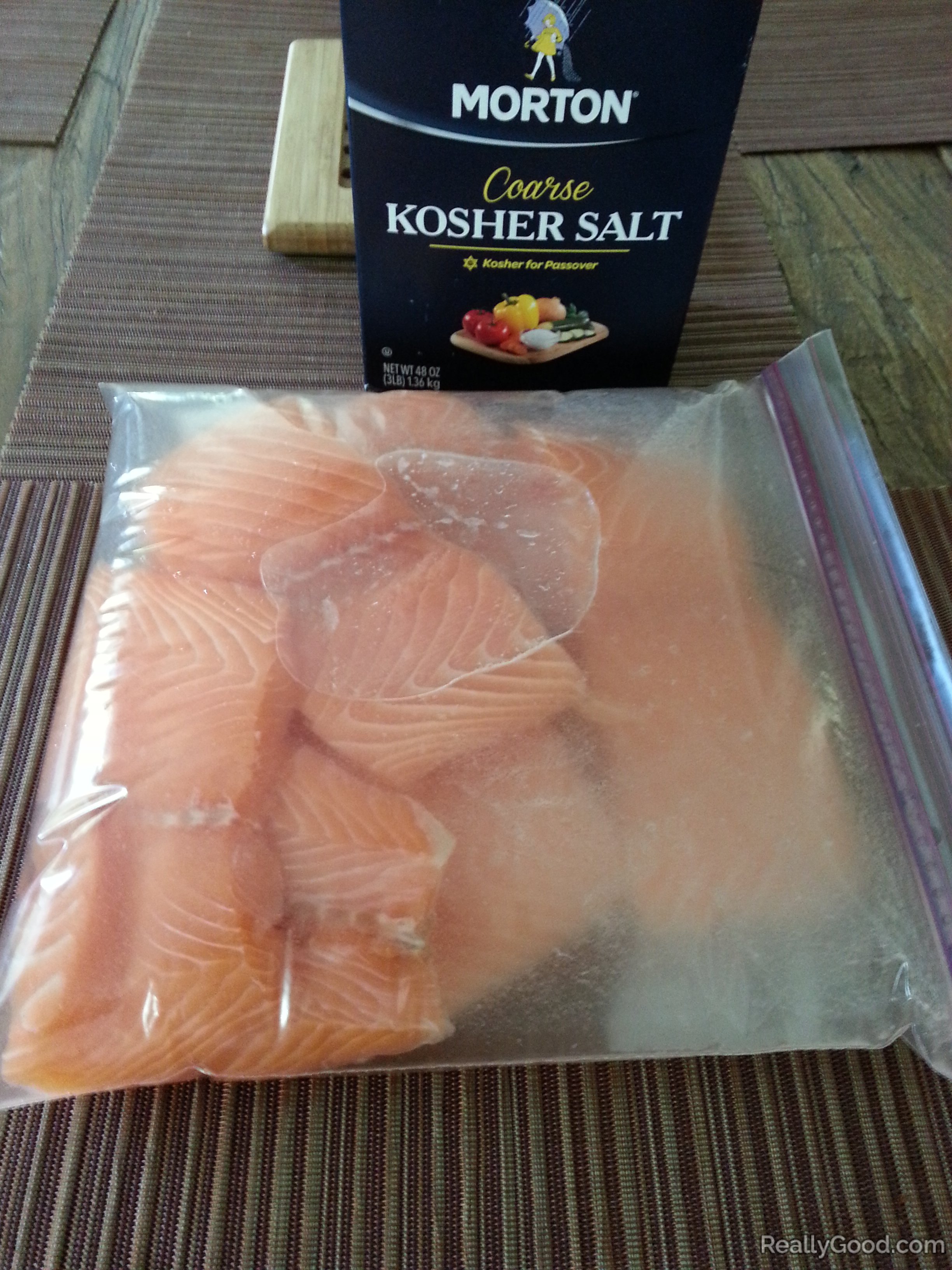 Brining salmon