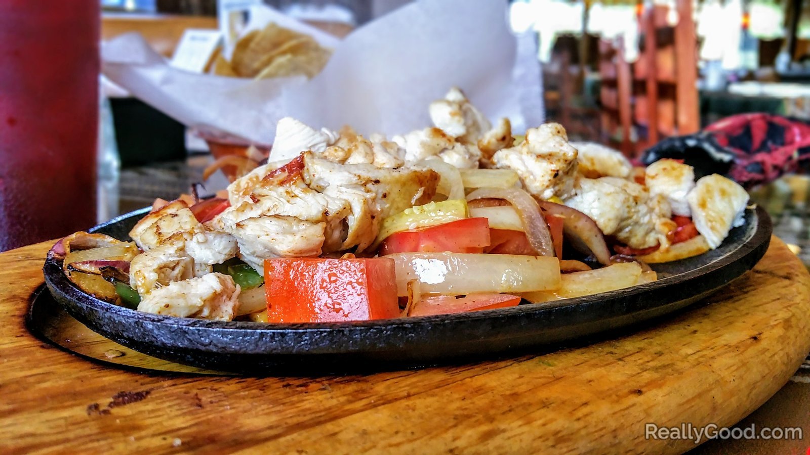 chicken fajitas