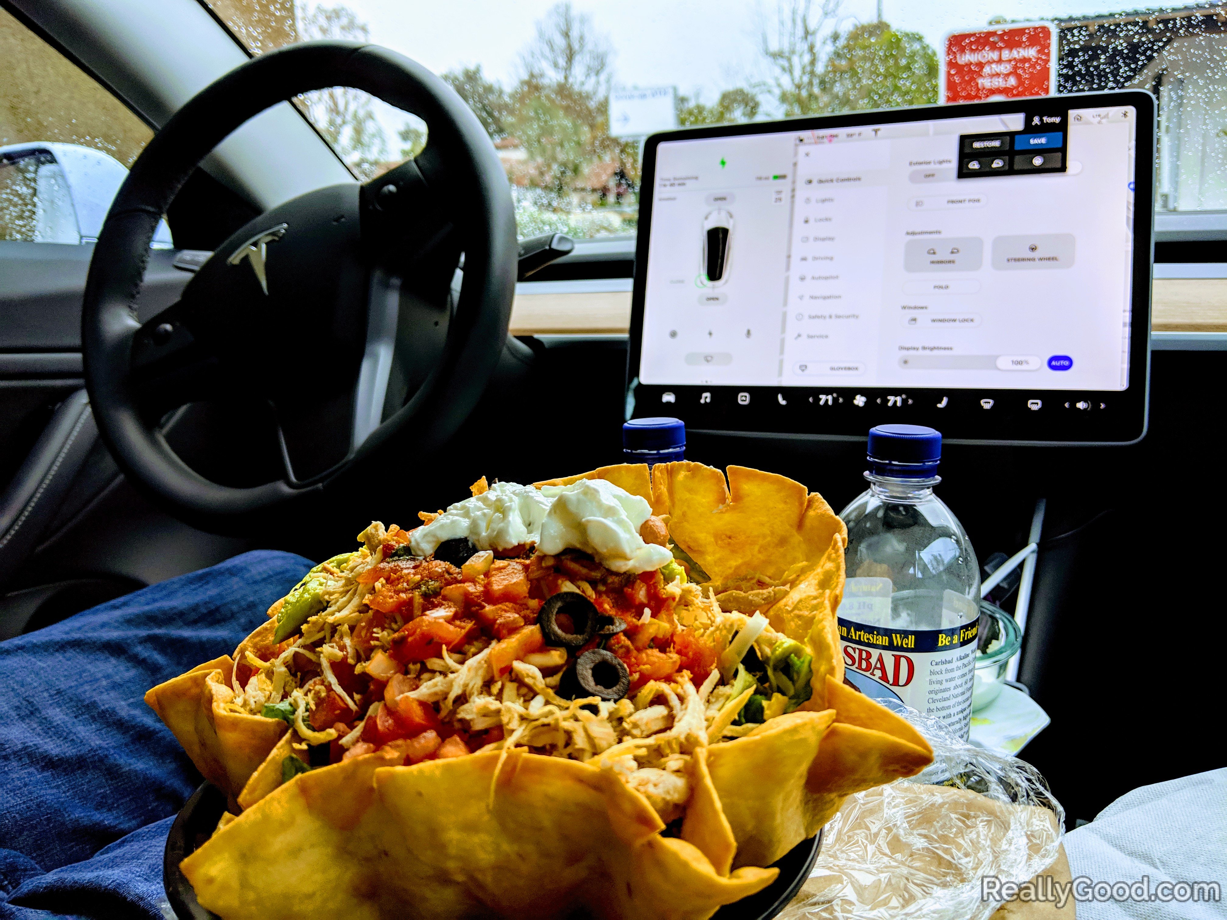 Chicken taco salad
