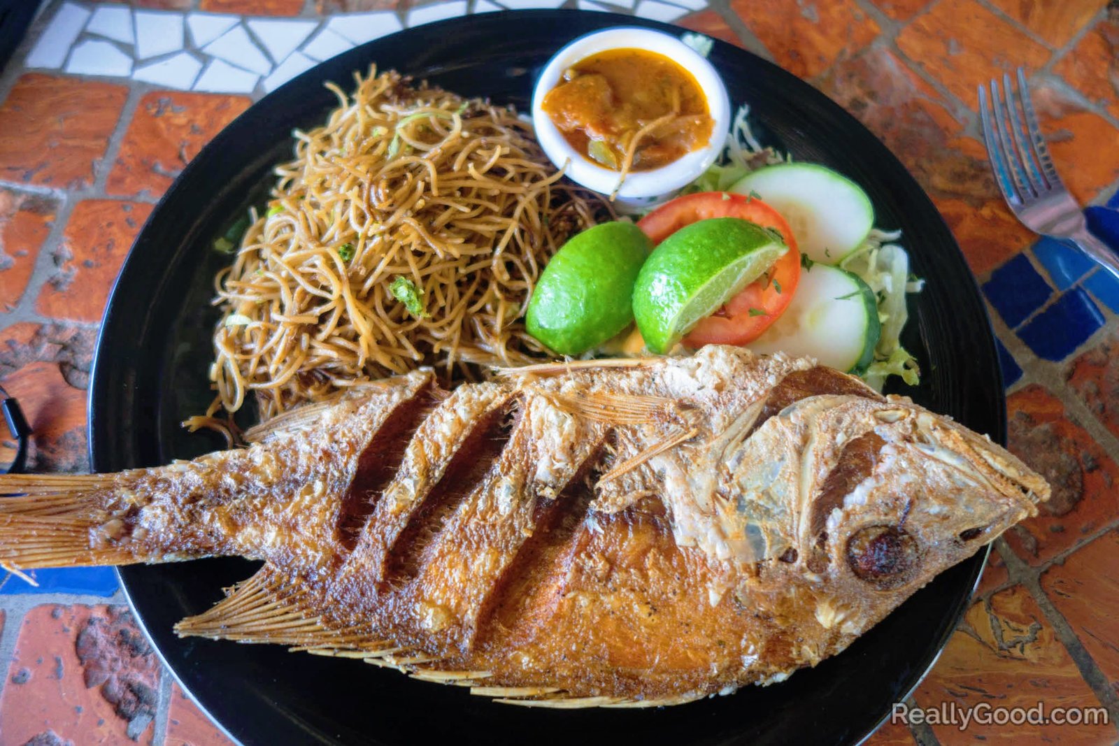 Pescado frito