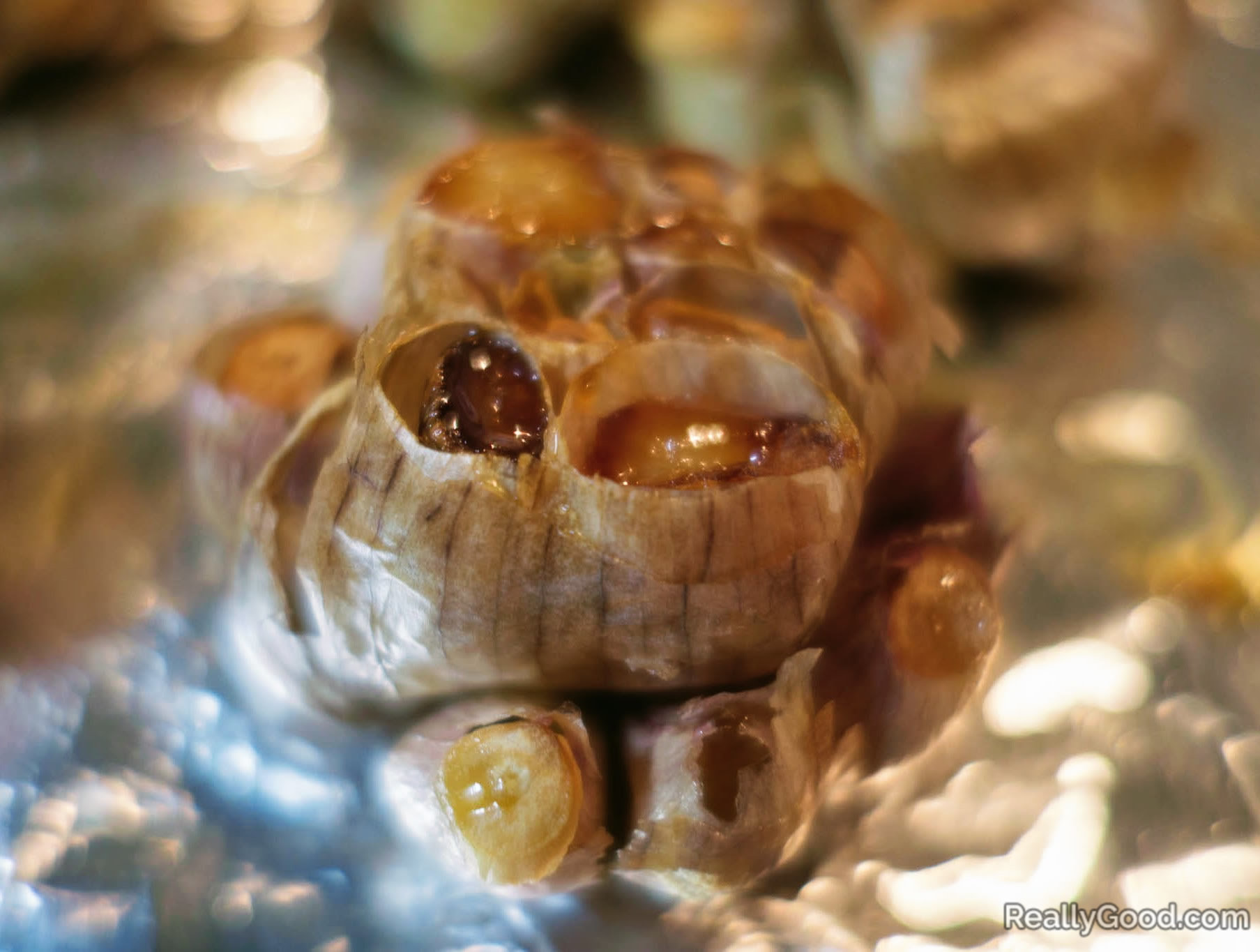 Roasting garlic