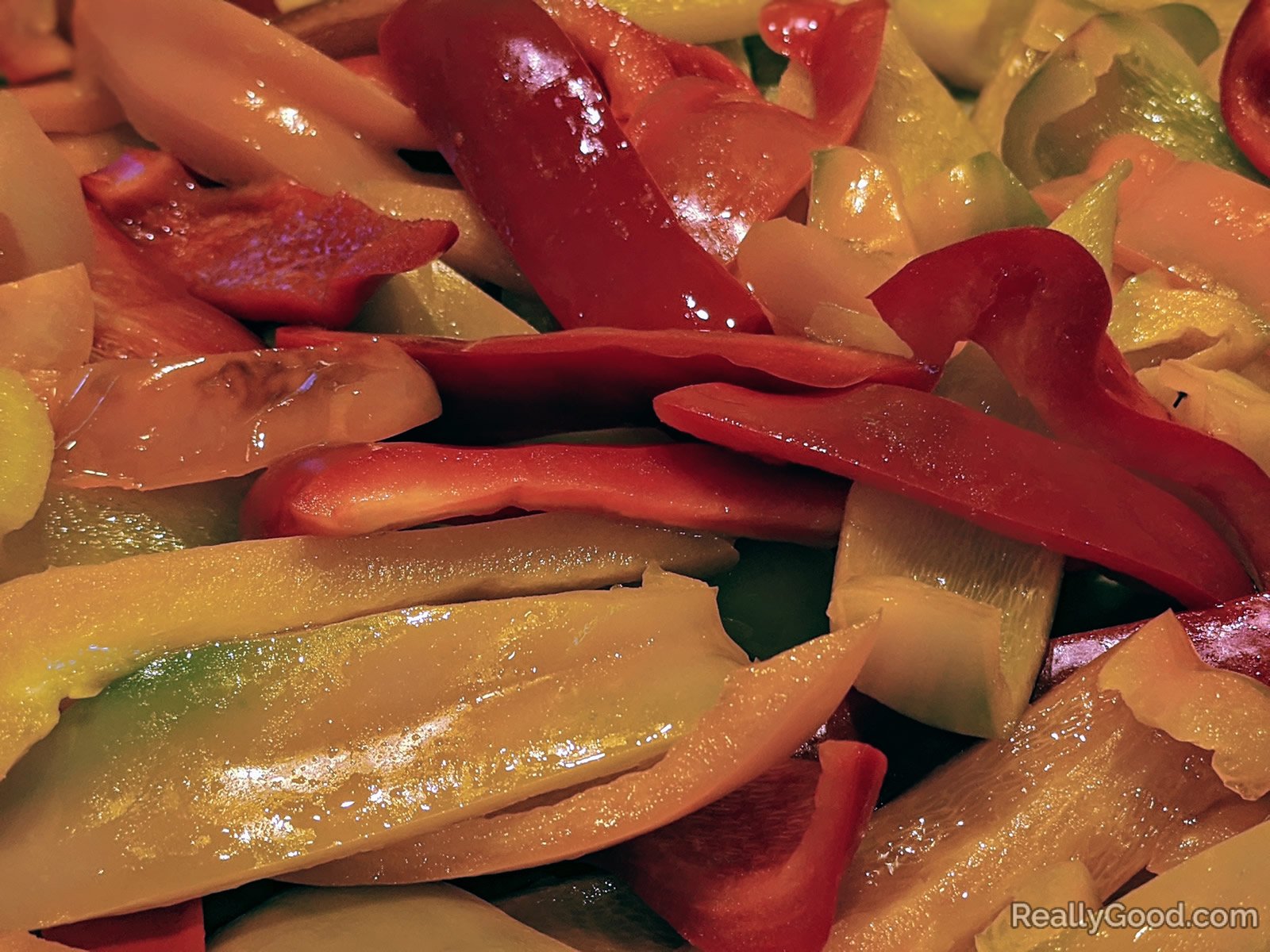 Sauted bell peppers