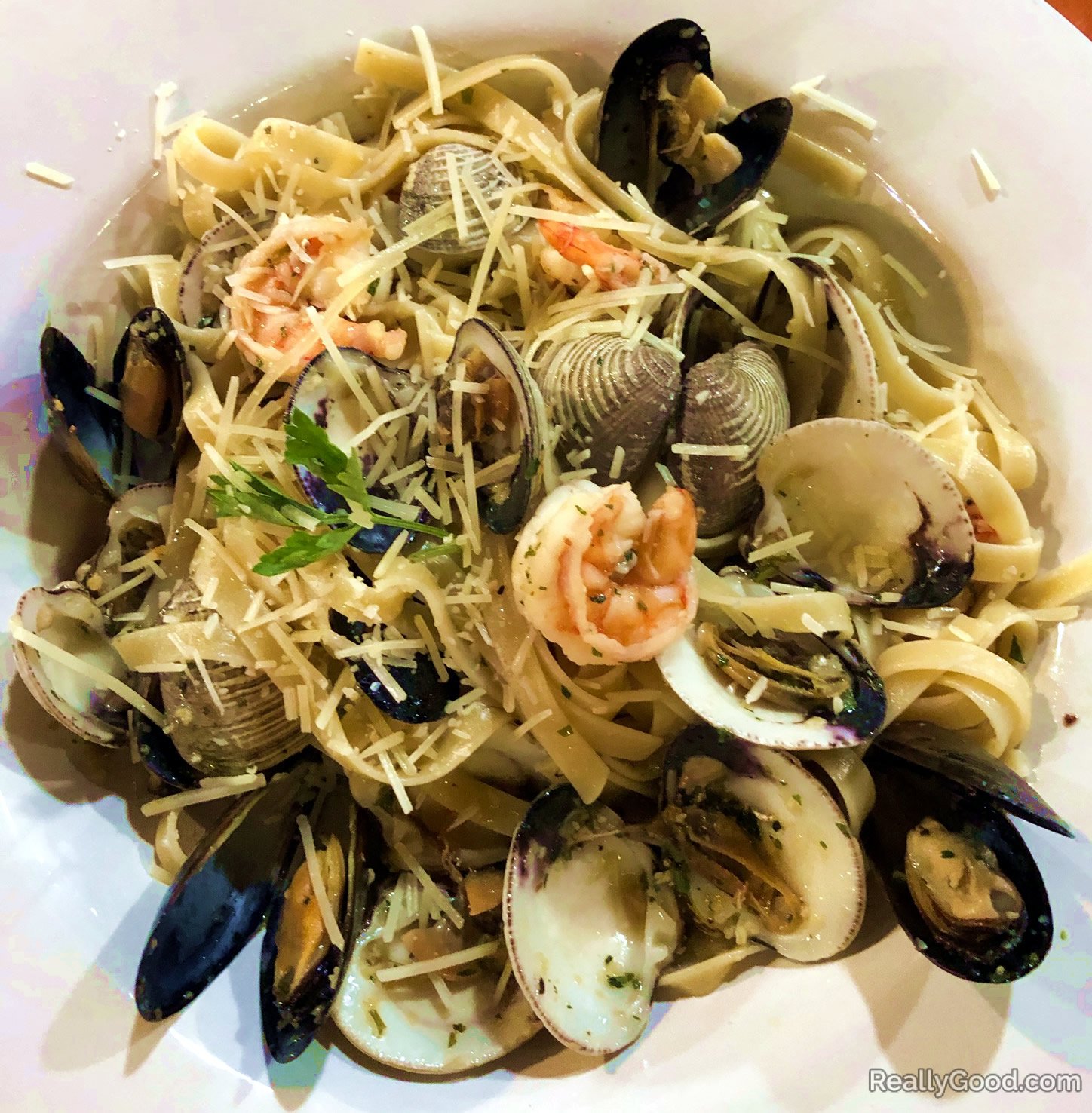 Seafood pasta