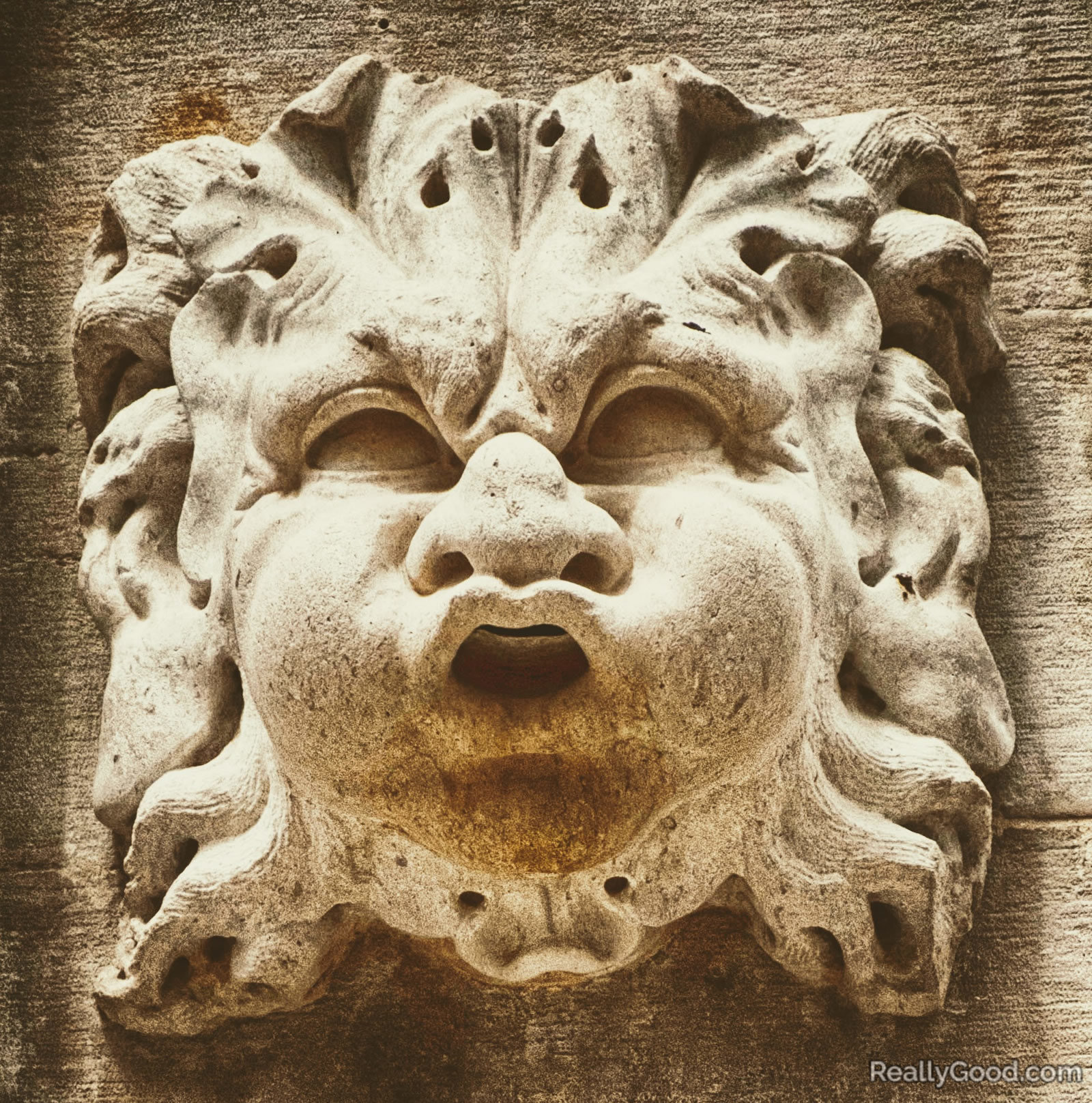 Stone Carving in Dubrovnik Croatia